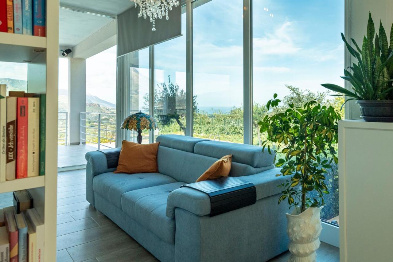 Villa Luxury Con Piscina Privata Vista Mare - 卡斯泰拉马莱 外观 照片